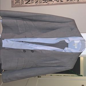 Anne Klein suit with Banana Republic Button up